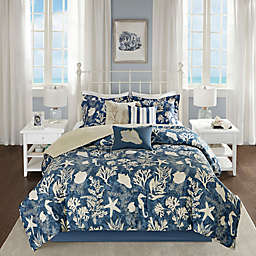 Madison Park Cape Cod California King Comforter Set in Blue