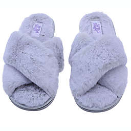 Wild Sage™ Small Fur Slippers in Microchip