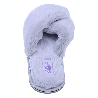 Wild Sage&trade; Fur Slippers. View a larger version of this product image.