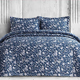 Kate 3-Piece King Quilt Set in Blue