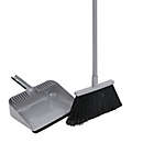 Alternate image 1 for Simply Essential&trade; 2-Piece Broom and Dustpan Clip-On Set
