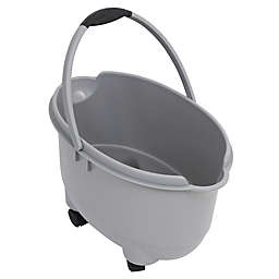 Simply Essential™ 20 qt. Rolling Bucket on Wheels