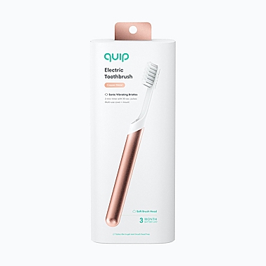 quip Metal Electric Toothbrush in Copper. View a larger version of this product image.