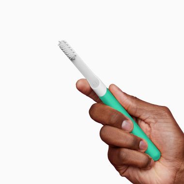 quip Plastic Electric Toothbrush in Green. View a larger version of this product image.