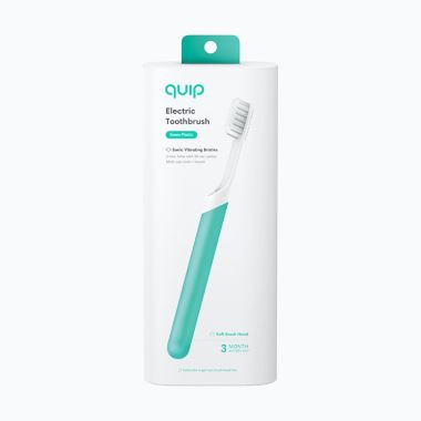 quip Plastic Electric Toothbrush in Green. View a larger version of this product image.