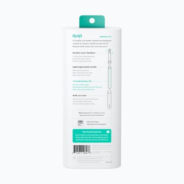 quip Plastic Electric Toothbrush in Green. View a larger version of this product image.