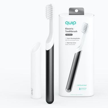 quip Metal Electric Toothbrush in Slate. View a larger version of this product image.