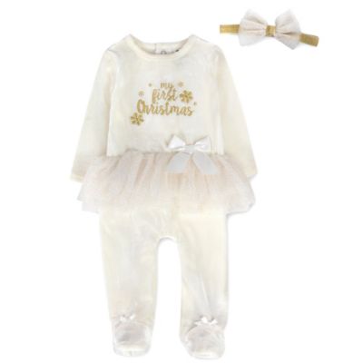 Light Pink size 6 Months Biscotti Baby Girl's Long Sleeve Tutu Footie Outfit 
