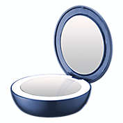 Conair&reg; 1X/3X Rechargeable LED Lighted Compact Mirror in Blue
