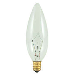 Bulbrite 50-Pack 60-Watt B10 Clear Light Bulb with E12 Base