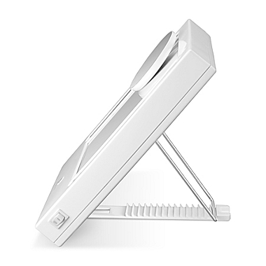 Conair&reg; Clarity 1x/5x LED Lighted Vanity Mirror in White. View a larger version of this product image.