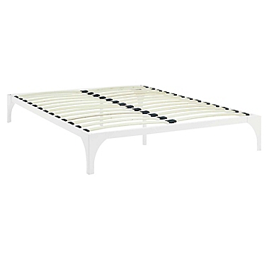 Modway Ollie King Bed Frame in White. View a larger version of this product image.