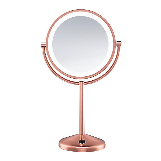 Conair Reflections 1x 10x Led Double, Conair Reflections Double Sided Incandescent Lighted Vanity Makeup Mirror