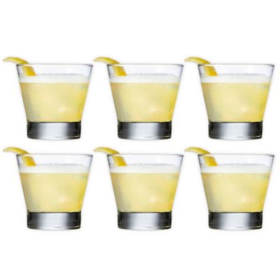 Libbey Modern Bar Essentials Double Old Fashioned Glasses, 10.5-ounce, Set of 6