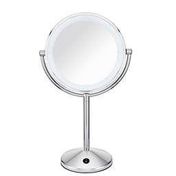 Conair® Reflections 1X/10X LED Double-Sided Vanity Mirror in Chrome