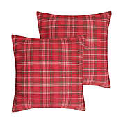 Levtex Home Yuletide European Pillow Sham in Red (Set of 2)