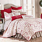 Alternate image 1 for Levtex Home Merry Way Reversible Full/Queen Quilt Set in Red/White