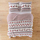 Alternate image 3 for Levtex Home Snowflake Reversible King Quilt Set in Red/White