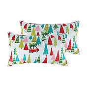 Levtex Home Merry &amp; Bright Holly Jolly King Pillow Shams (Set of 2)