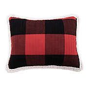 Levtex Home Thatch Home Buffalo Peak Quilted Standard Pillow Sham in Red