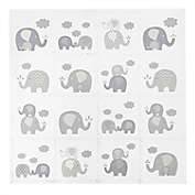 Tadpoles&trade; Elephant 16-Piece Playmat Set in Grey