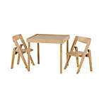 Alternate image 0 for Stakmore Juvenile 3-Piece Folding Table Set in Natural
