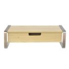 Alternate image 5 for Squared Away&trade; Monitor Stand with Storage in Brushed Nickel