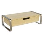 Alternate image 0 for Squared Away&trade; Monitor Stand with Storage in Brushed Nickel