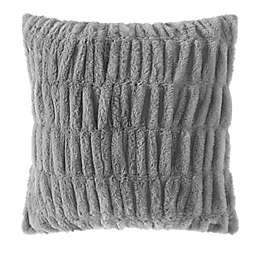 Bee and Willow™ Ruched Square Throw Pillow in Sharkskin