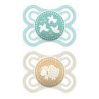 Alternate image 0 for MAM Perfect Collection 0-6M 2-Pack Unisex Pacifiers in Green/Yellow