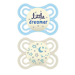 MAM Glow in the Dark Perfect Night Collection 0-6M 2-Pack Pacifiers