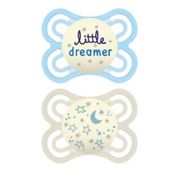 MAM Glow in the Dark Perfect Night Collection 0-6M 2-Pack Pacifiers