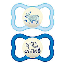 MAM Air Night Orthodontic Ages 6+ Months Pacifier in Blue