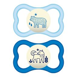 MAM Air Night Orthodontic Ages 6+ Months Pacifier in Blue