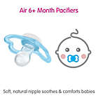 Alternate image 2 for MAM Air Night Orthodontic Ages 6+ Months Pacifier in Blue