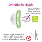 Alternate image 6 for MAM Air Night Orthodontic Ages 6+ Months Pacifier in Blue