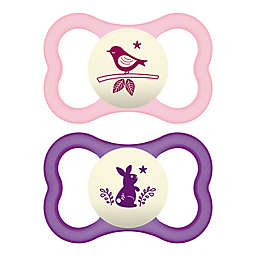 MAM Air Night Orthodontic Ages 6+ Months Pacifier in Pink