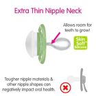 Alternate image 2 for MAM Perfect Orthodontic Size 6+ Months 2-Pack Unisex Pacifiers in Green/Yellow