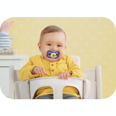 MAM Air Day/Night 6M-12M 3-Pack Pacifiers in Green. View a larger version of this product image.