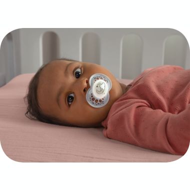 MAM Day &amp; Night 6-12M 3-Pack Pacifiers in Blue. View a larger version of this product image.