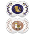 Alternate image 0 for MAM Air Modern Ages 16+ Months Pacifier in Grey/Blue (2-Pack)