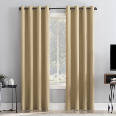 BRIGHTER & SOFTER 3pcs voile kitchen curtain/ cafe curtain set BROWN COFFEEPOT 