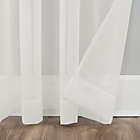 Alternate image 3 for No. 918 Mallory Sheer Voile 84-Inch Rod Pocket Window Curtain Panel in Eggshell