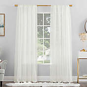 No. 918 Mallory Sheer Voile Rod Pocket Window Curtain Panel