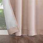 Alternate image 3 for Sun Zero Sailor Indoor/Outdoor Room Darkening 108-Inch Grommet Window Curtain Panel in Rose Quartz