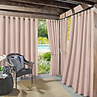Alternate image 0 for Sun Zero Sailor Indoor/Outdoor Room Darkening 108-Inch Grommet Window Curtain Panel in Rose Quartz