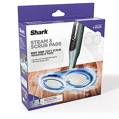 Shark&reg; Steam &amp; Scrub Dirt Grip&reg; 4-Pack Soft Scrub Washable Pads. View a larger version of this product image.
