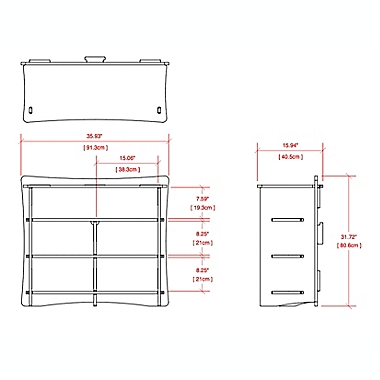 Legare&reg; Classic 5-Shelf Tool-Free Dresser in White. View a larger version of this product image.