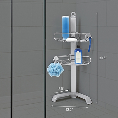 simplehuman&reg; Corner Shower Caddy. View a larger version of this product image.