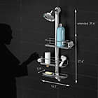 Alternate image 10 for simplehuman&reg; Adjustable Shower Caddy Plus in Stainless Steel